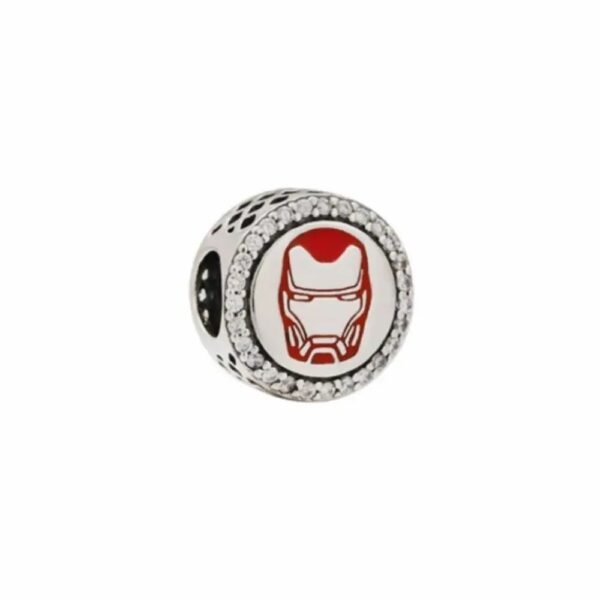 Iron Man Round Charm