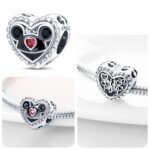 Mickey Heart Charm
