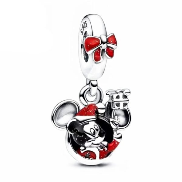 Santa Mickey Charm